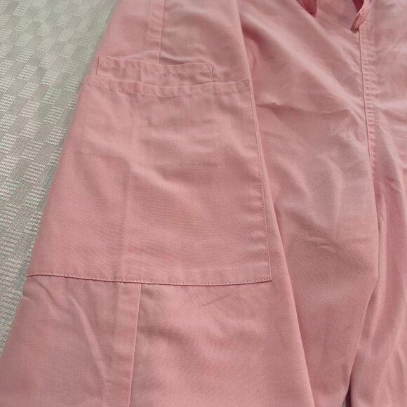 Size 2XL Solid Pink Drawstring Scrub Bottoms by Cherokee Workwear - Picture 3 of 10